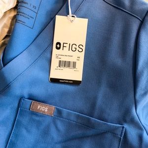 Figs NWT Catarina XS Ceil Blue
